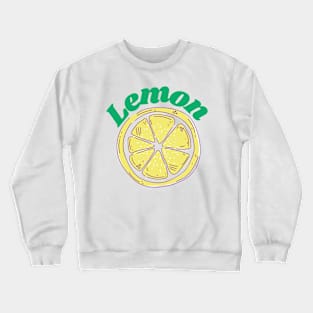 Lemon Crewneck Sweatshirt